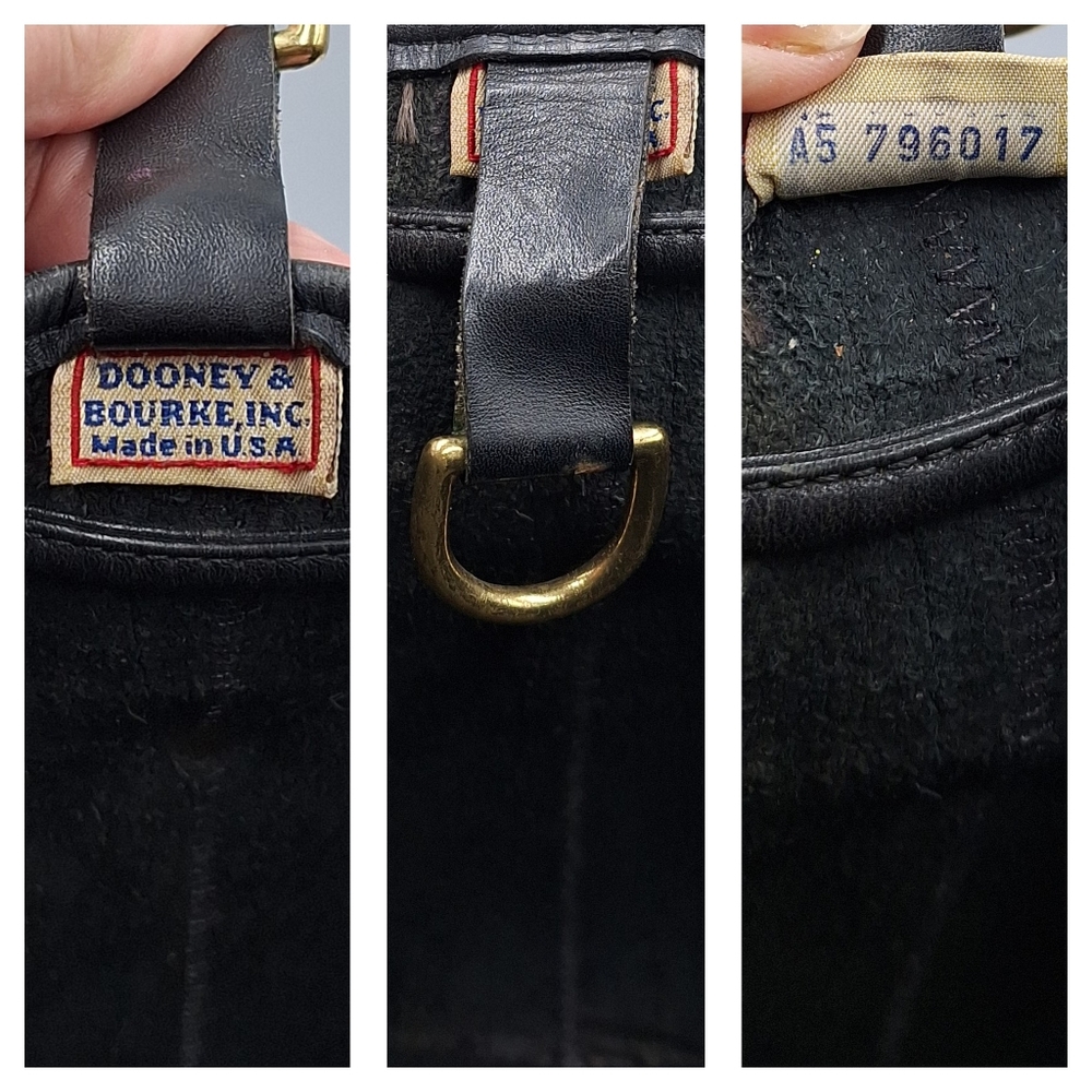 Vintage Dooney & Bourke Teton AWL Drawstring Bucket Bag - Picture 7 of 12